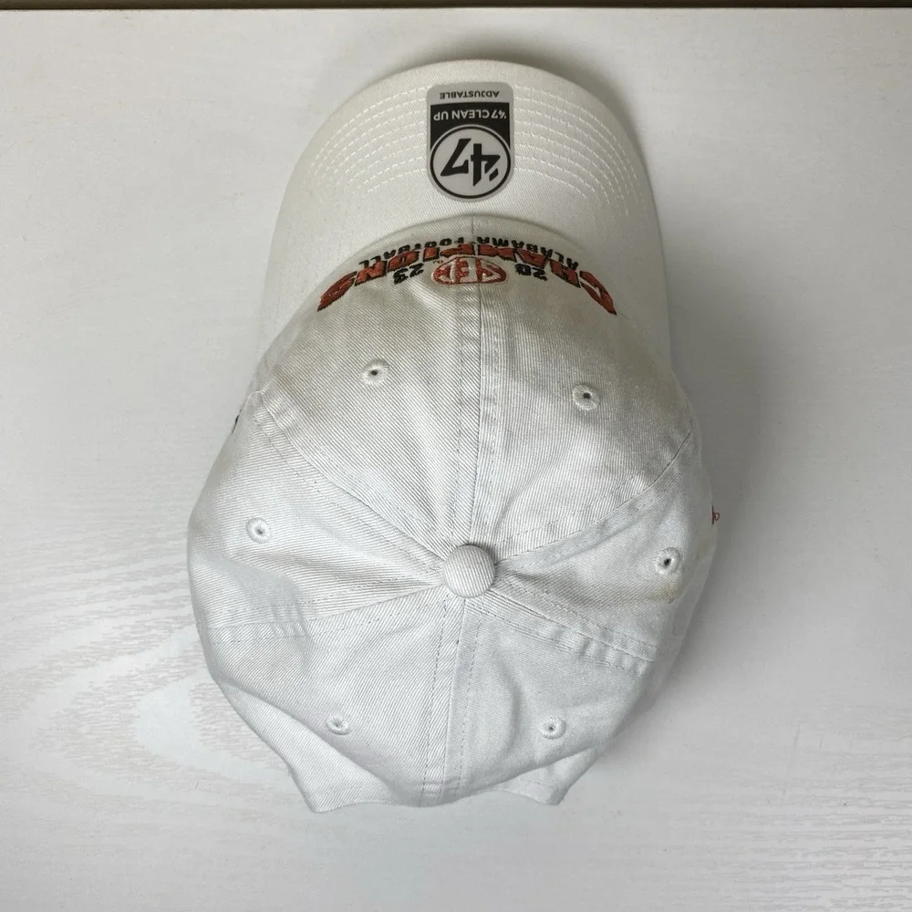 Alabama Crimson Tide SEC 2023 Champions Football Baseball Cap Hat White 47 Brand - Picture 5 of 15